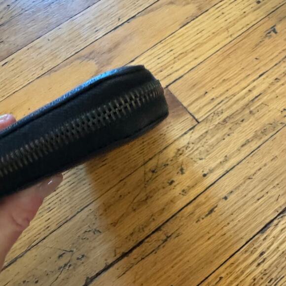 Prada Black Leather Continental Wallet with Box SHW - Picture 4 of 11